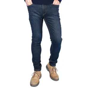 Jeans slim pour hommes simples et polyvalents Jeans de marque pour hommes Pantalons pour hommes