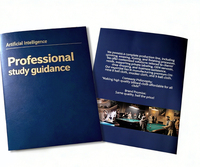 Brochures personnalisées en papier couché épais pliées en A4, brochures promotionnelles imprimées, manuels d'instructions, dépliants pliés pour entreprises