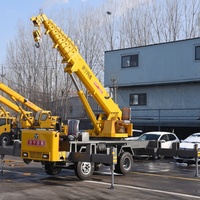LUYING 8 Ton Fabrika Fiyatlı Portatif Hidrolik Kamyon Vinci, Liyuan Parçalarıyla 28m Kaldırma Yüksekliği ile İnşaat İçin