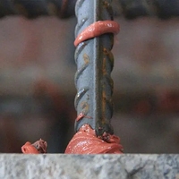Colle époxy AB rouge/grise 3:1 à prise rapide, forte adhérence, longue durée de vie, pour collage en construction
