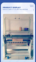 Multifunktionale Jacquard-Mehrspur-Halbautomatische Handgesteuerte Rundstrickmaschine für Pullover mit 42 Zoll Breite und Motor