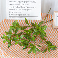 Tanaman Hias Buatan Andromeda Jepang H-896, Daun Pieris Japonica Tiruan, Hijauan Daun Sentuhan Asli, Laris untuk Dekorasi Pernikahan