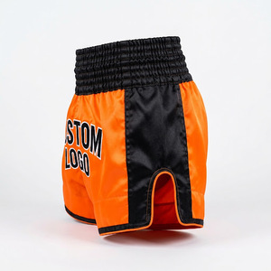 Pantalones Cortos de Entrenamiento de Muay Thai, MMA y Kickboxing para Hombre, de Alta Calidad OEM, con Logotipo Personalizado en la Parte Delantera, de Secado Rápido y Transpirables, para Artes Marciales - Product Image 2