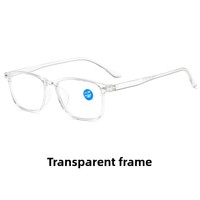 Lunettes de lecture anti-lumière bleue simples, directes d'usine 806, en TR90, non déformables, noires, pour presbytes