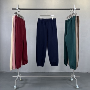 Conjunto de 2 piezas de pantalones de chándal con cordón interno, ropa de calle Unisex personalizada, conjunto de Sudadera con capucha de algodón 100% de 400gsm para hombre - Product Image 5