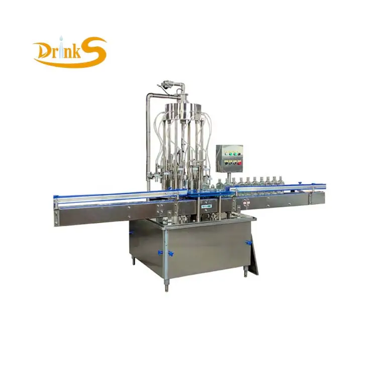 Automatic 12 Heads Glass Bottle Vodka Whisky Bottling Machine