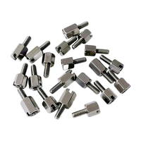 Entretoises hexagonales fendues en acier inoxydable 304 M2 M2.5 M3 M4, goujons mâles et femelles, entretoises filetées, pilier d'isolation pour carte de circuit imprimé, fixation