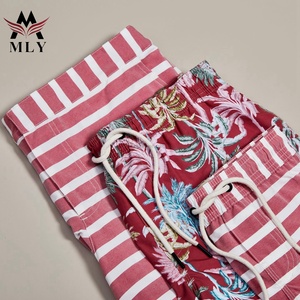 Maillots <span class=keywords><strong>de</strong></span> <span class=keywords><strong>bain</strong></span> courts pour hommes européens, sexy, à taille élastique, avec rayures personnalisées, marque privée - Product Image 6