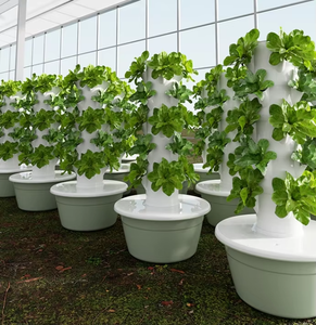 Sistema automático de plantación hidropónica <span class=keywords><strong>para</strong></span> interiores y exteriores, torre <span class=keywords><strong>vertical</strong></span> de riego, hierbas y verduras <span class=keywords><strong>para</strong></span> uso en jardín - Product Image 4