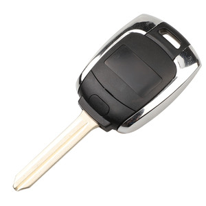 Coque de clé à distance de remplacement à 2 boutons CS096003 pour <span class=keywords><strong>SsangYong</strong></span> Actyon <span class=keywords><strong>Kyron</strong></span> Rexton Korando avec lame non taillée - Product Image 1