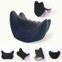 Oreiller de Massage pour le cou, en mousse à mémoire de forme, dispositif de Traction cervicale, pour soulager la douleur, relaxation des épaules, avec housse, 1 pièce