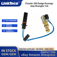 Válvula Solenoide de Control de Flujo de la Bomba de Aceite del Motor Linkteco para Chrysler 200 Dodge Durango Jeep Wrangler 3.6L 2011-2015 5184295AE