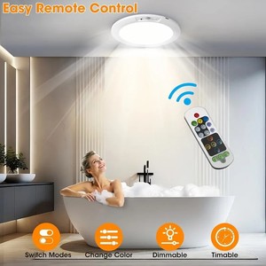 <strong>Battery</strong> <strong>Operated</strong> Ceiling <strong>Lights</strong> Rechargeable Wireless Shower <strong>Light</strong> Dimmable Timing <strong>Motion</strong> Activated Lamp for Bedroom Closet - Product Image 6