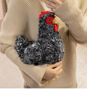 Juguete de Peluche Realista de Aves de Corral: Gallina, Gallo, Pavo. Peluche Suave, Muñeco de Confort para Niños, Decoración del Hogar, Regalo. - Product Image 3