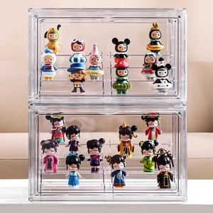 <span class=keywords><strong>Acrylic</strong></span> hiển thị trường hợp đứng cho con số thiết kế độc đáo 3 Tier hộp hiển thị cho sưu tầm Pop Mart hành động con số - Product Image 5