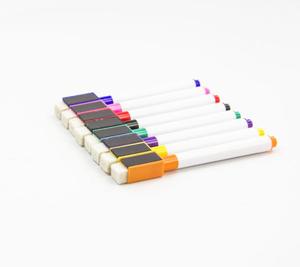 Non-toxic Magnetic Whiteboard Erase Marker <b>Pen</b> with Brush - Product Image 2