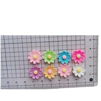 Liontin Bentuk Bunga Daisy 14 MM Warna-warni Lucu untuk Aksesoris Ponsel DIY, Aksesoris Rambut, Casing Ponsel - Segar dan Manis