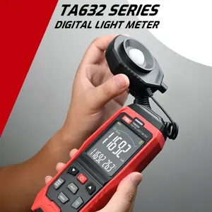 TA632A dijital LCD işık ölçer el Lux metre <span class=keywords><strong>Luminometer</strong></span> luminometre Luxmeter 0-200000 Lux fotometre - Product Image 2