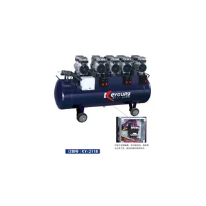 4200W 150 Liter Stille Hogedruk Luchtcompressor Olievrije Levering Tien Tandstoel Spuitverfcompressor