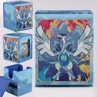 Boîte de rangement pour cartes à collectionner en cuir de qualité supérieure, pour 100+ cartes Magic TCG, boîte de présentation Commander, vente en gros