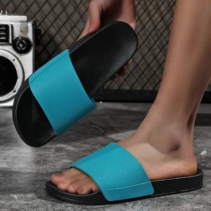 BreezeStep Toptan Yazlık PVC Düz Tabanlı Hafif Logolu Özel Plaj Bayan Erkek Açık Hava Terlikleri - Product Image 5