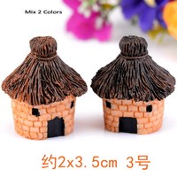 Maison en pierre brute, décorations de jardin féerique, Micro paysage, pour bricolage, artisanat en résine, 6 modèles