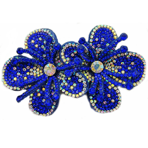 <span class=keywords><strong>Lcuky</strong></span> vrac strass papillon Patch cristal broche diamant fleur Badge perlé Applique 10cm pour la décoration de vêtements - Product Image 4