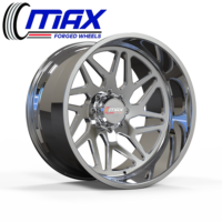 Jantes forgées Super Single 22x12 24x12 26x12 6x135 6x5.5 6x139.7 pour Ford F150, Dodge Ram 1500, Chevrolet Silverado 1500