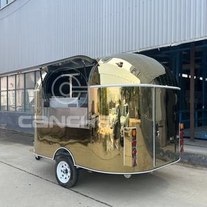 Remolque de Comida Europeo de Moda, Camión de Comida Rápida de Acero Inoxidable con Certificado CE COC - Product Image 4