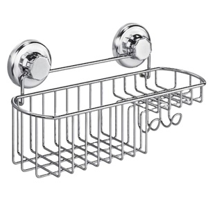 <span class=keywords><strong>Cestino</strong></span> per <span class=keywords><strong>doccia</strong></span> con ventosa a ventosa potente per Shampoo Combo Organizer cestello con <span class=keywords><strong>portasapone</strong></span> e ganci - Product Image 2