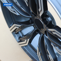 Pour BMW-X5 DEAN Jantes forgées DP192 17/18/19/20" Gris canon usiné en alliage d'aluminium 6061 à cinq branches, légères, personnalisées, neuves, type OEM
