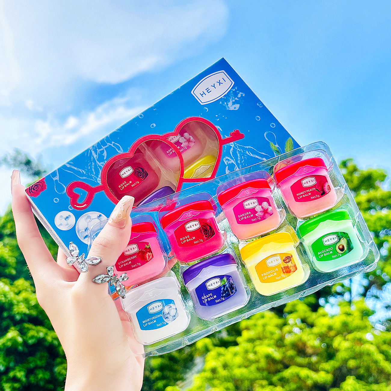 Moisturizing Lip Balm Set for Day and Night Care - Nourishing Moisturizing Lip Balm Set for Day and Night Care - Nourishing