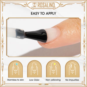 Rosalind-esmalte de gel de secado rápido, textura <span class=keywords><strong>mate</strong></span>, conjunto de capa superior y base, larga duración - Product Image 4