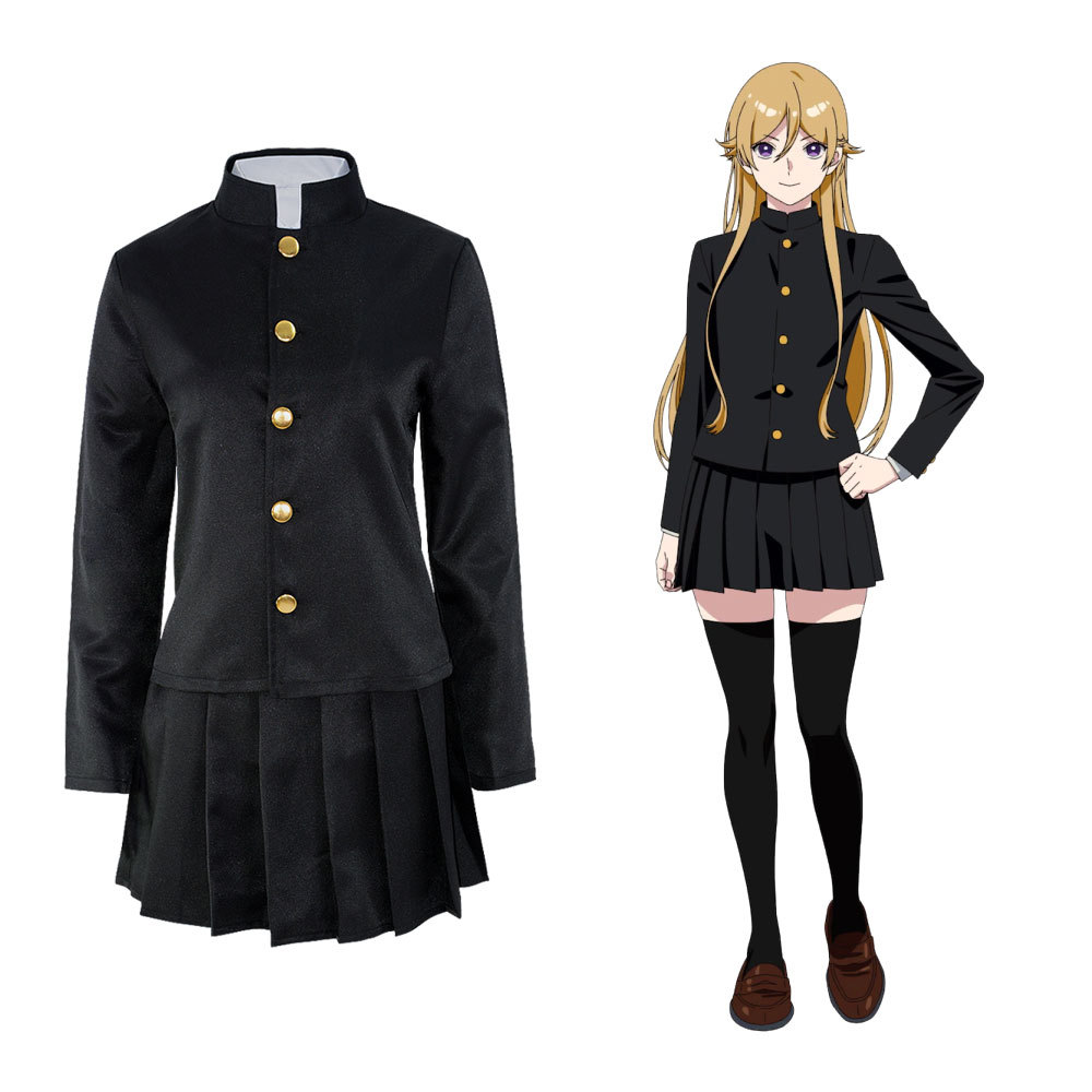 Catchuan ryuno porque (abrigo + camisa + falda + stockin