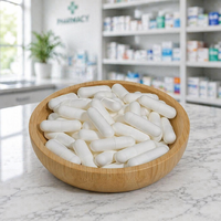 Capsules vides HPMC sans TiO2, taille 00, végétales, haute stabilité, barrière à l'oxygène, coque végétalienne, couleurs personnalisées, impression de logo