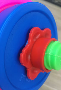 Hot Sale High Quality Add Wasser Baby Kinder Home Sport Gym Fitness geräte Kunststoff Spielzeug Hantel <span class=keywords><strong>Set</strong></span> für Kinder - Product Image 5