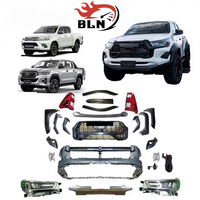 Kit de carrosserie extérieur pour Toyota Hilux 2016-2020, style GR Sport, avec phares LED, feux arrière et feux antibrouillard, remplacement direct