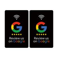 Карта TapFive NFC для быстрых отзывов с чипом NTAG213 для ресторанов и магазинов – Google, TikTok, Instagram: анализ хороших отзывов, индивидуальный дизайн из ПВХ