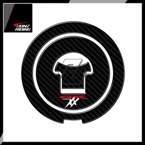 Protecteur de bouchon de réservoir de carburant pour moto Honda CBR1100XX CBR <span class=keywords><strong>1100</strong></span> <span class=keywords><strong>XX</strong></span> 1999-2003, en carbone 3D - Product Image 1