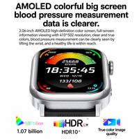 Montre connectée intelligente 530 mAh longue durée avec pompe à air, airbag, mesure de la pression artérielle, ECG, PPG, SpO2, température corporelle, NFC, SOS, appels BLE, montre de santé intelligente