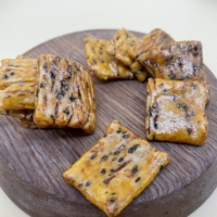 Biskuit beras Label pribadi, pemecah beras ketan kue Amanoya Ninjapo