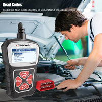 KONNWEI KW310 MS509 MS309 OBDII, lector de código de vehículo, herramienta de diagnóstico automotriz para Analizador de motor de coche, herramienta de escáner OBD2