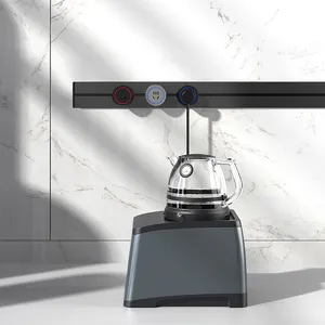 新しいデザインのパワーレールソケットQ1シリーズ壁掛けカスタマイズ120cm150cmトラックアウトレット、キッチンオフィス用LEDアダプター付き