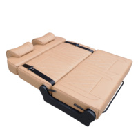 Siège de voiture multifonction en cuir, pliable, convertible, dossier confortable, inclinable vers l'avant, lit plat, sièges de camping-car, sièges de camping-car
