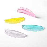 Rouleaux réutilisables en silicone pour rehaussement de cils, sans colle, pour permanente et lamination, 4 paires