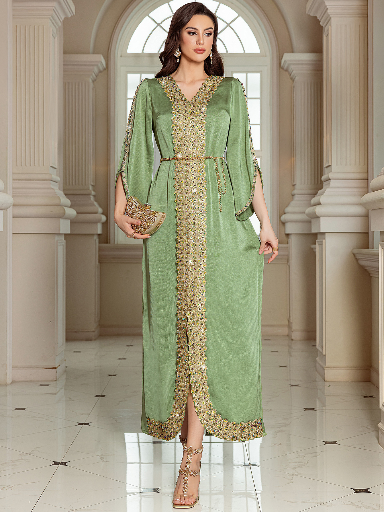 Timeless Elegance: Quality women s chiffon kaftan abaya dress muslim long  for Global Buyers