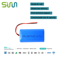 Paket Baterai OEM 3000mAh Kapasitas Tinggi Tahan Lama 18650 7.2V Lithium Isi Ulang untuk Pengganti Perangkat Radio Dua Arah