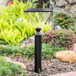 Lámpara Solar LED para Jardín 2024, Resistente al Agua IP55, Decoración de Jardín de Aluminio para Exteriores, Patio de Villa Privada, Comunidad - Product Image 3
