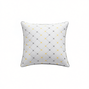 Coussin de lecture Royal Comfort taille Queen, motif diamant matelassé, soutien du cou, forme carrée, textile de maison - Product Image 1