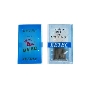 a box of 500 pcs stainless steel needles are used for industrial and household sewing machine